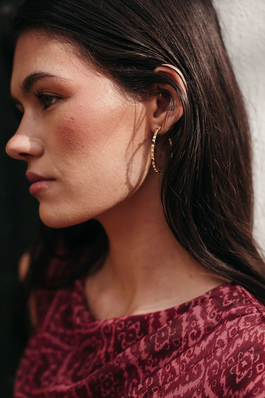 Pendientes Aro Rubí - Image 3