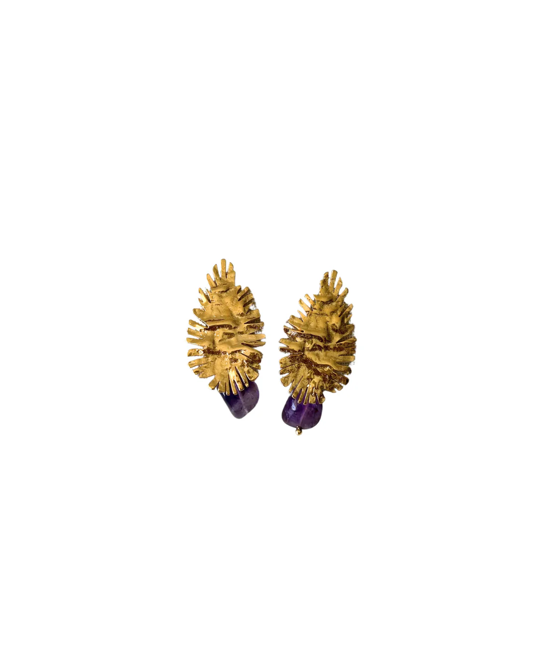 Pendientes Hoja Amatista - Image 2