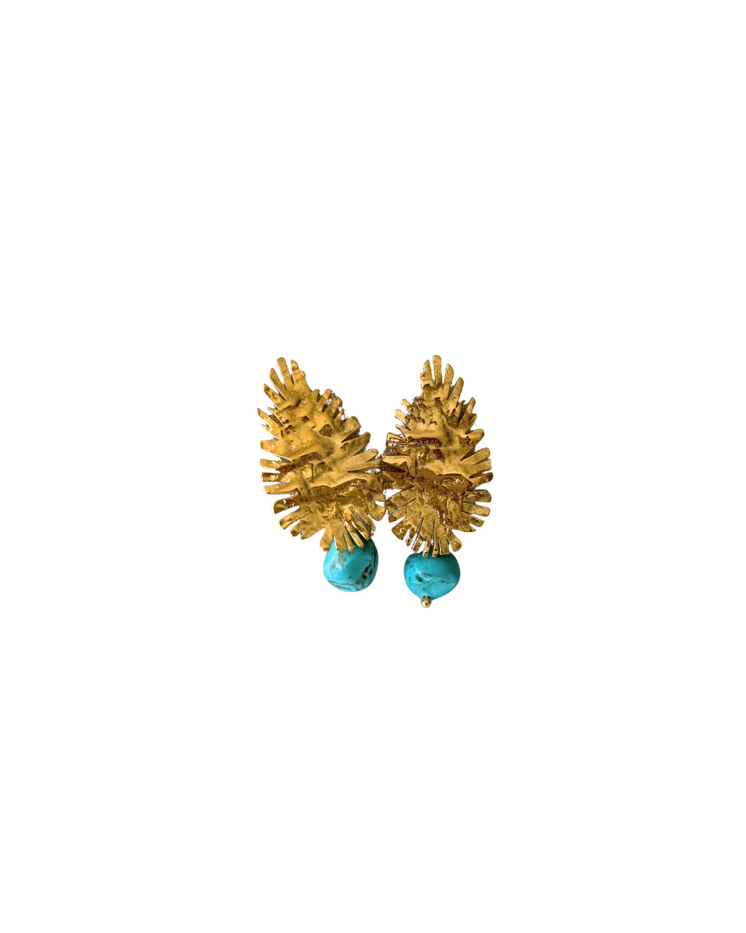 Pendientes Hoja Turquesa - Image 2
