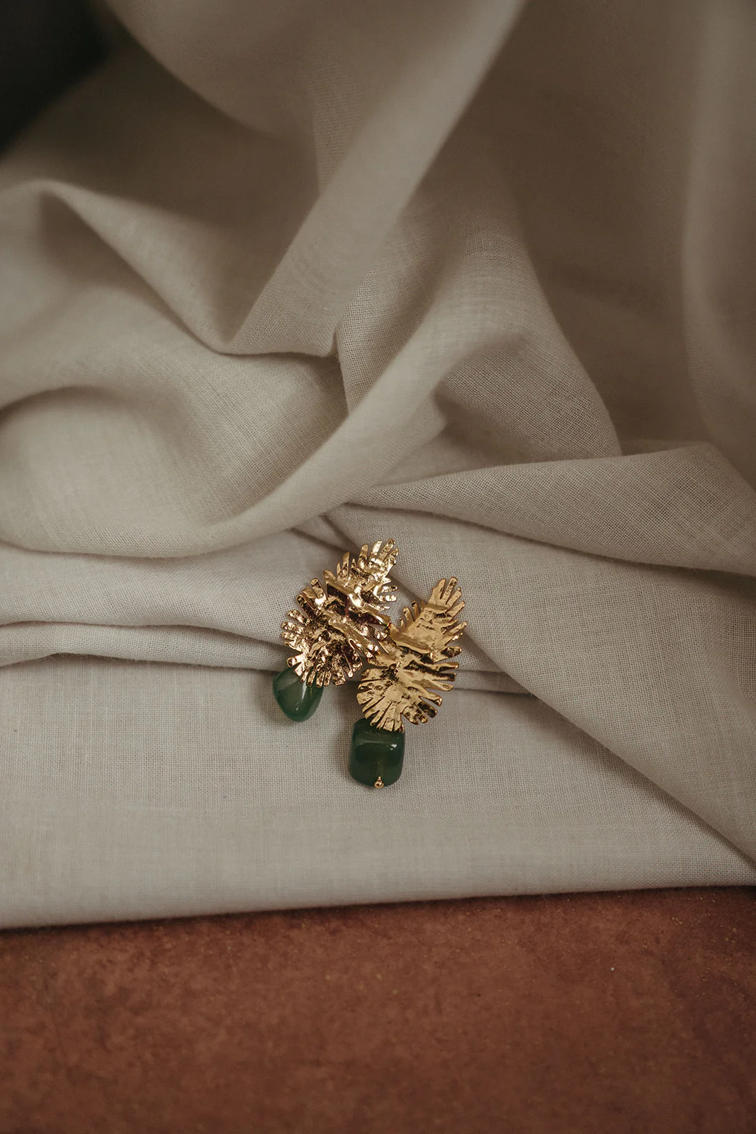 Pendientes Hoja Jade