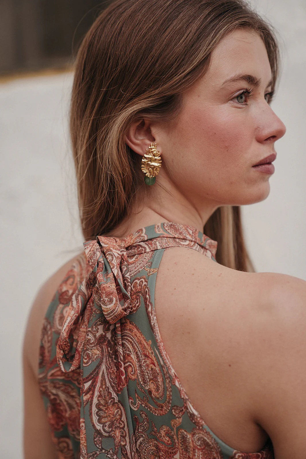 Pendientes Hoja Jade - Image 4